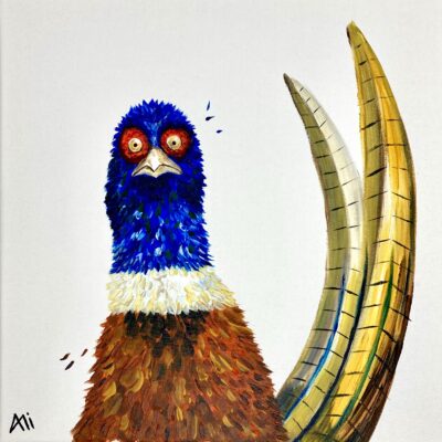 Scared Pheasant