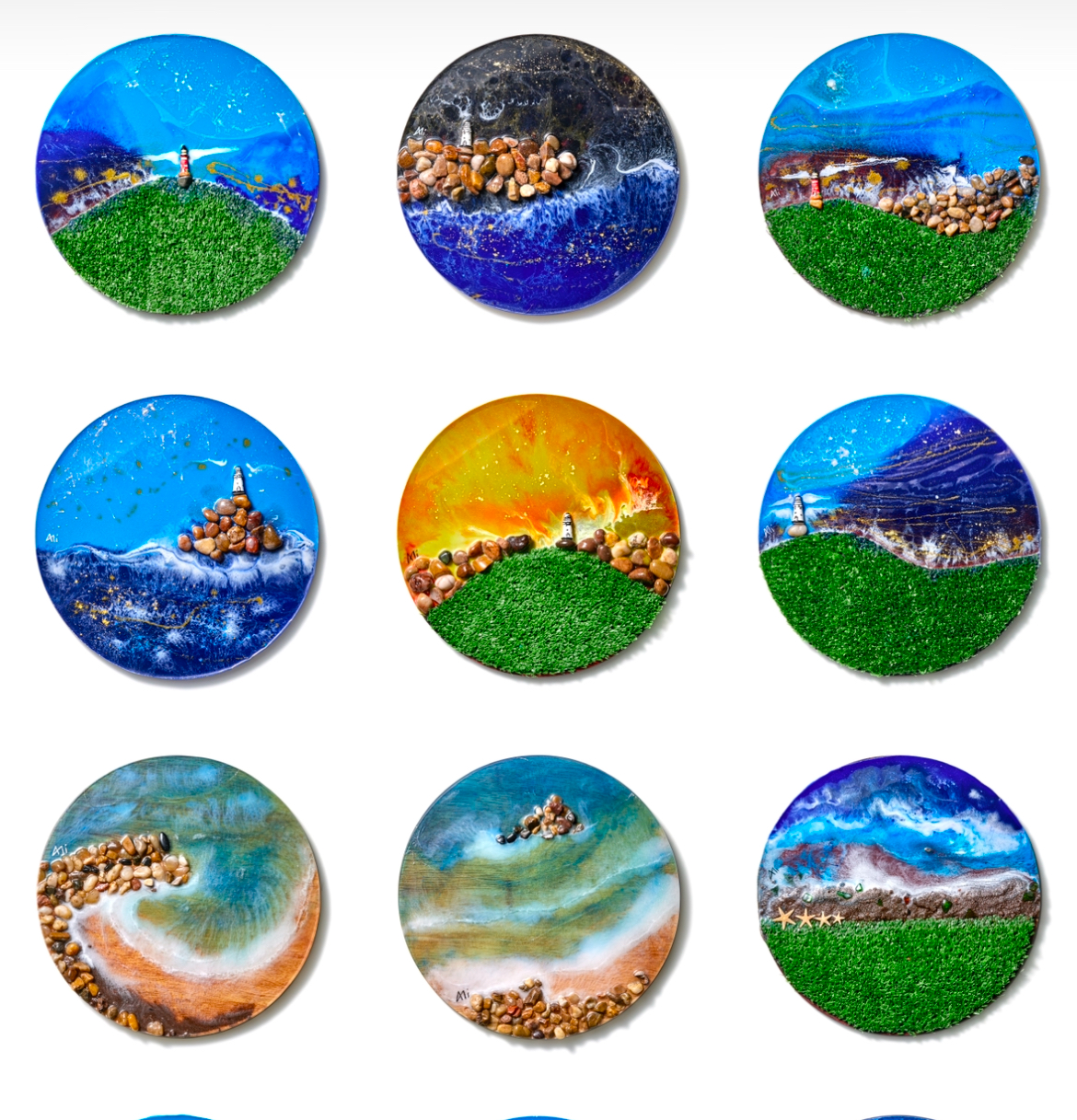 Resin Seascape art