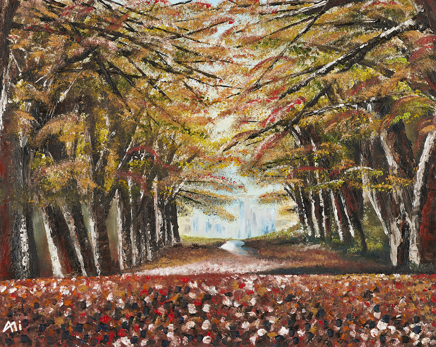 The School Run – Autumn The School Run – Autumn
